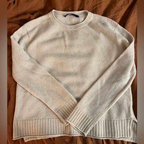 Jenni Kayne Everyday Sweater in Oatmeal, size S - Picture 4 of 8